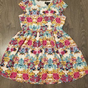 Colourful Formal Dress (UK 12)